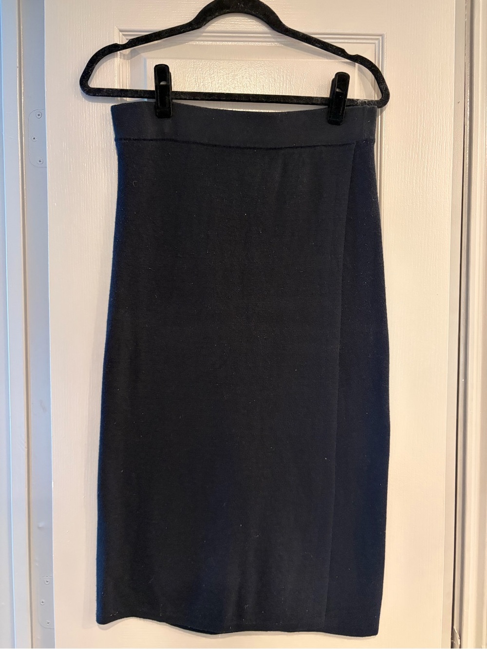Banana Republic Black Sweater Skirt with Slit